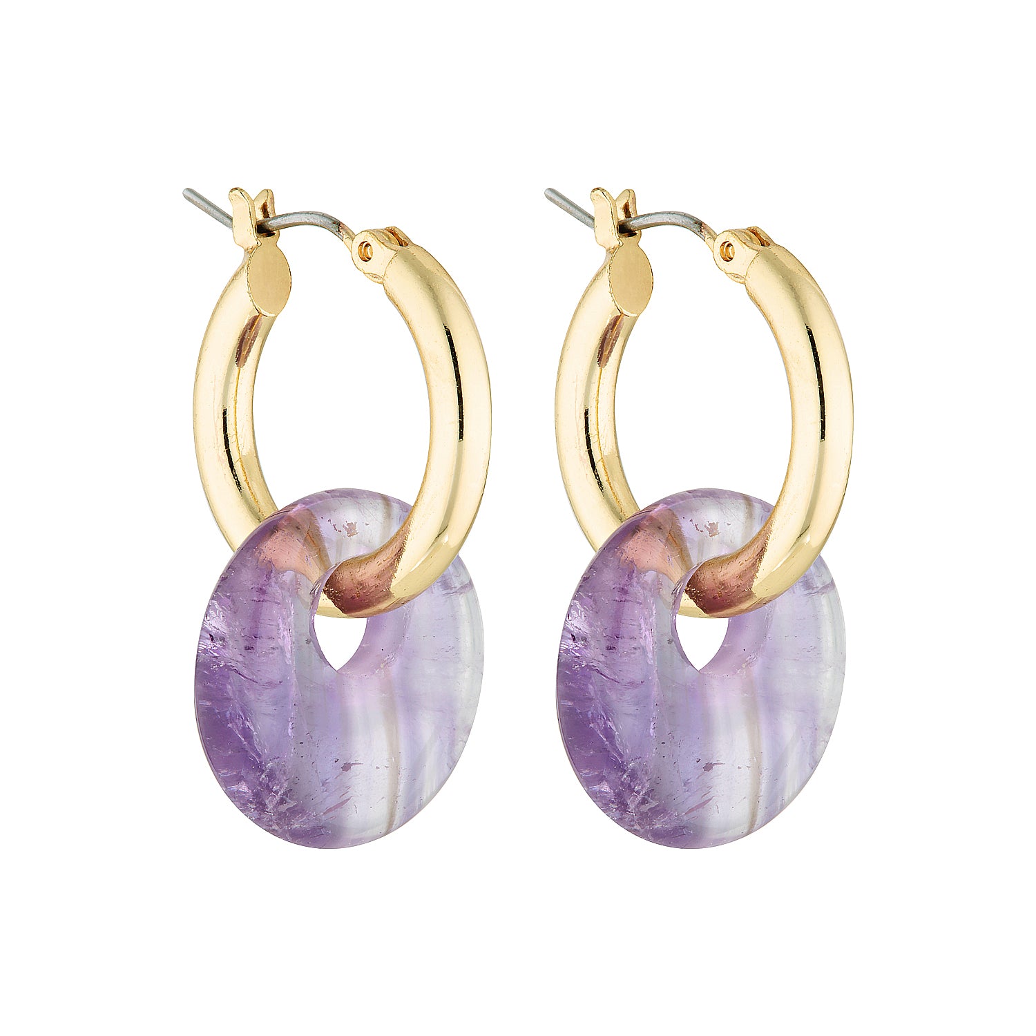 Metro Earrings - Amethyst